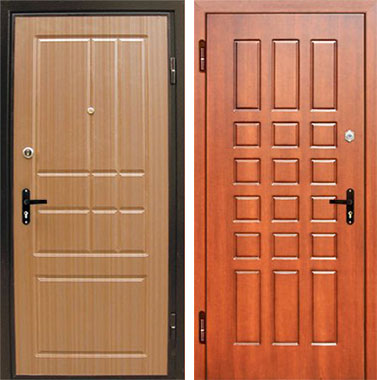 Стальная Дверь МДФ №24 МДФ с двух сторон