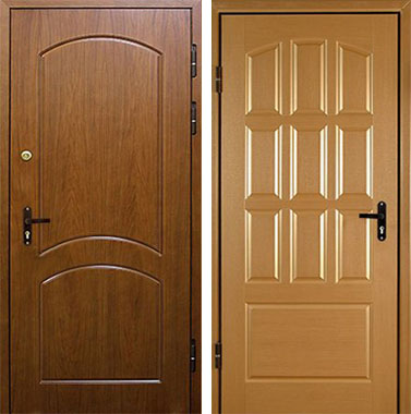 Стальная Дверь МДФ №28 с двух сторон